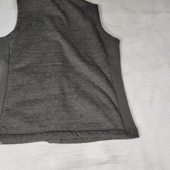 Woolrich Vest Womens Size Large Gray Button Front Fleece Lined Fall Cold Preppy - Picture 10 of 16
